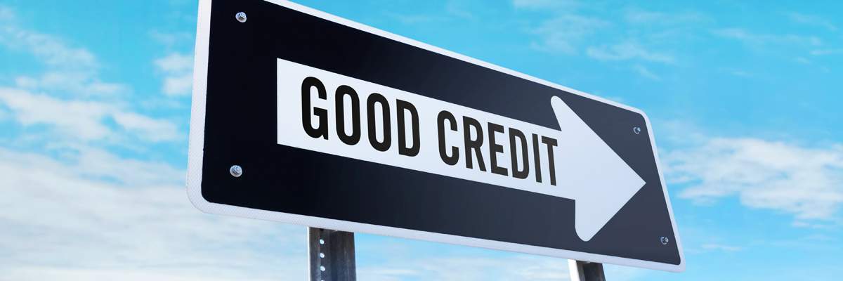 Good Credit street sign